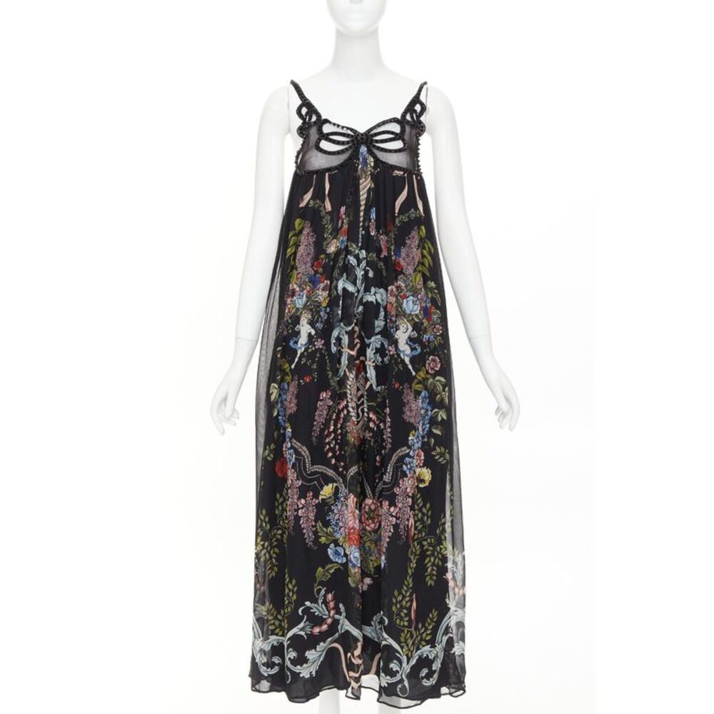 Fendi Silk Empire Gown Dress